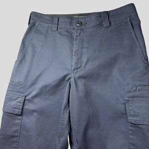 VF Imagewear Tactical Cargo Pants Men 33R/37U (32x30) Navy Pockets Ripstop